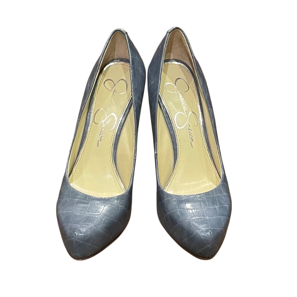 JESSICA SIMPSON Elegant Blue Heels - Picture 8 of 16